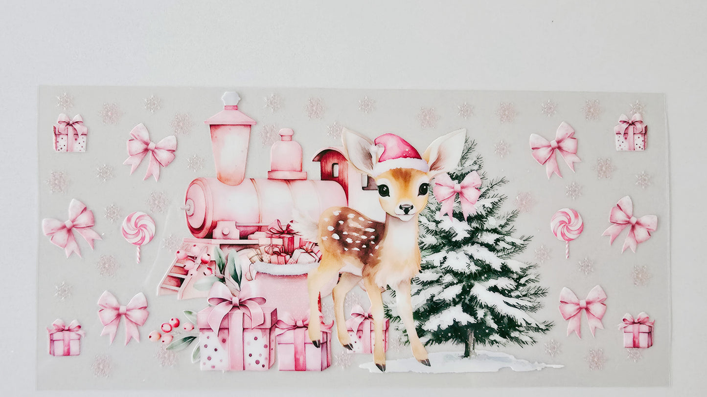 Pink Reindeer & Train