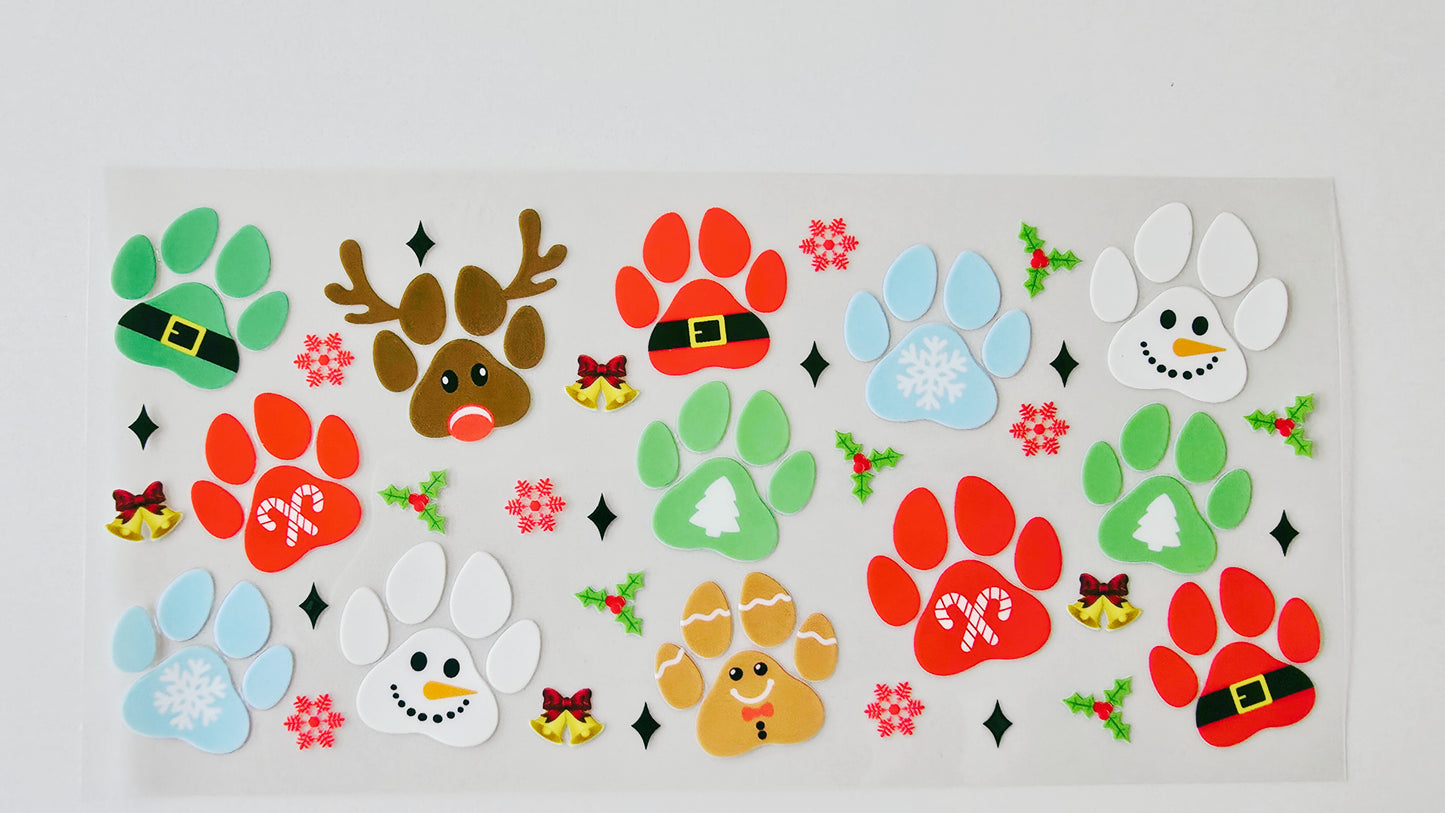 Christmas Paw Prints