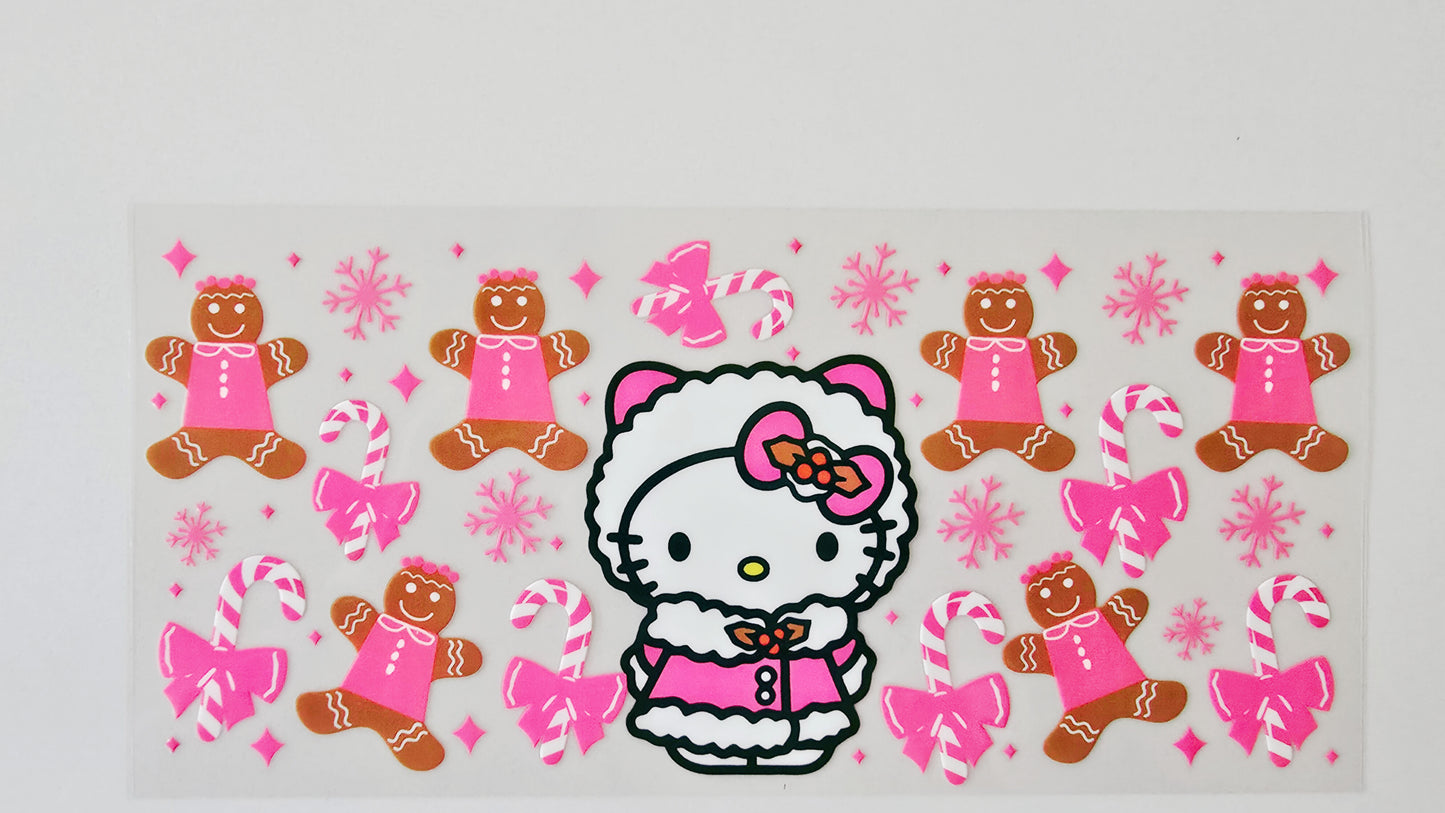 Pink Hello Kitty with Gingerbread