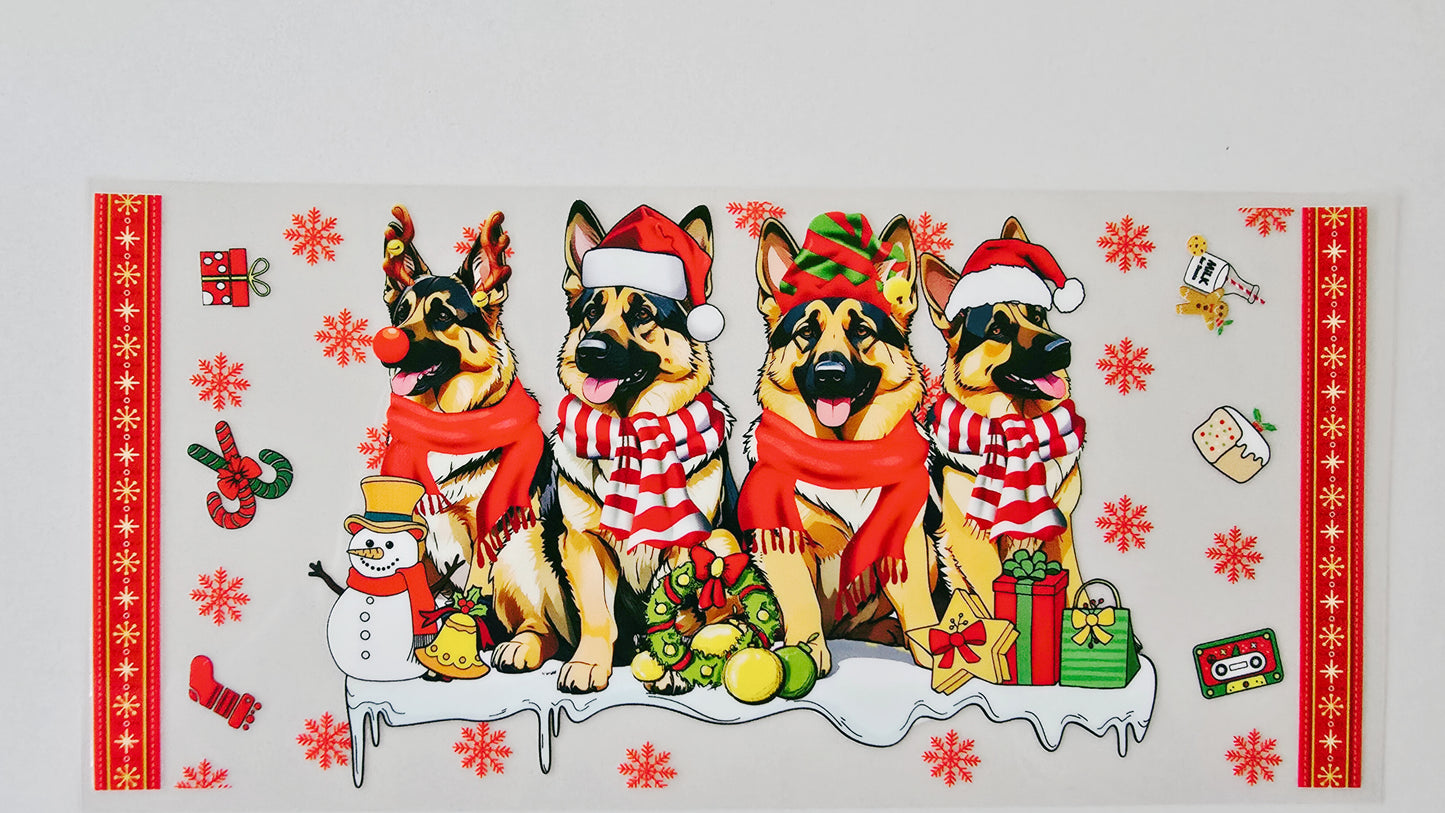 Christmas German Shepards