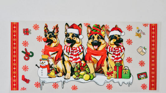 Christmas German Shepards