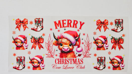 Merry Christmas Cow Lover Club