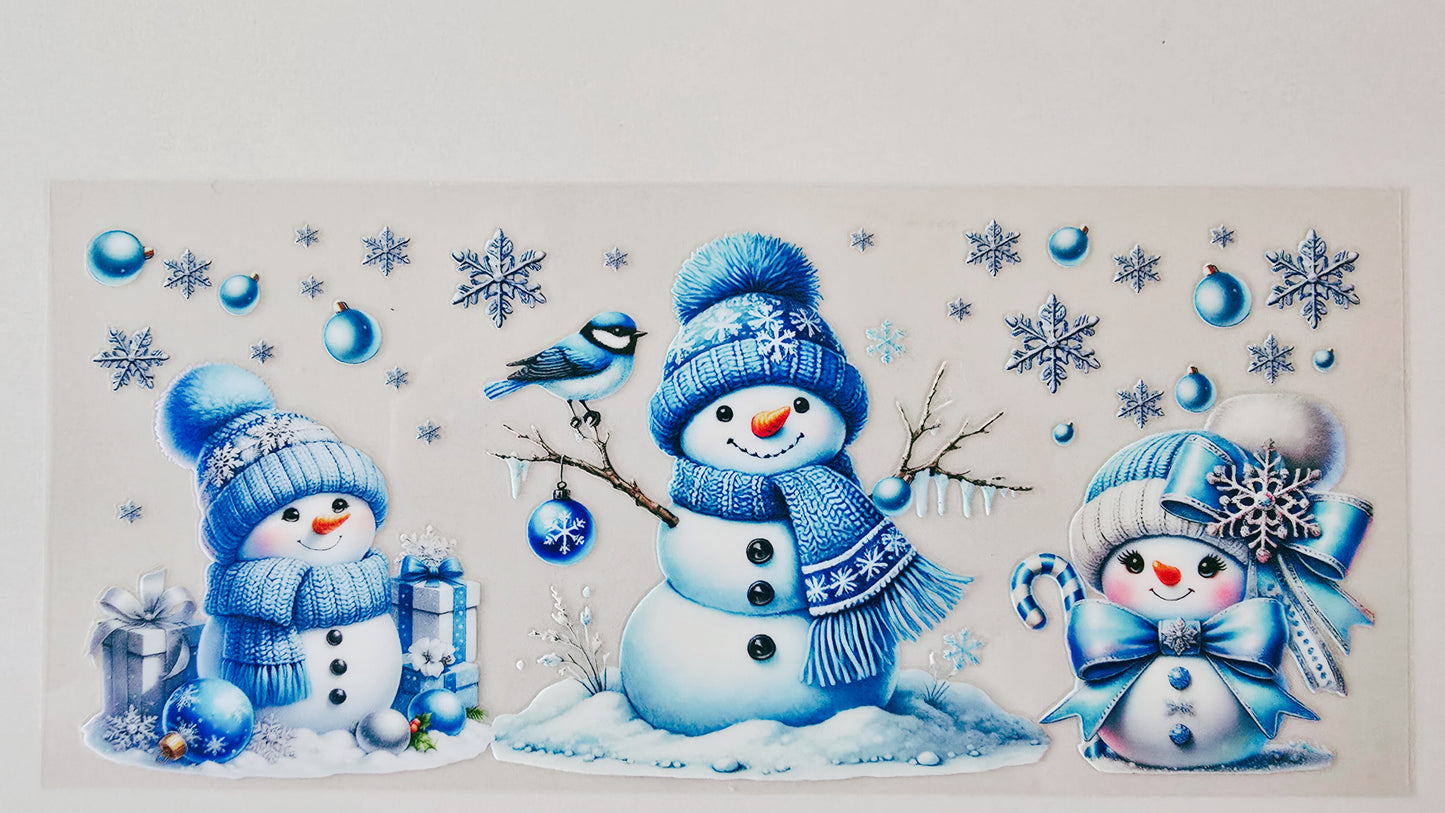 Blue Snowman