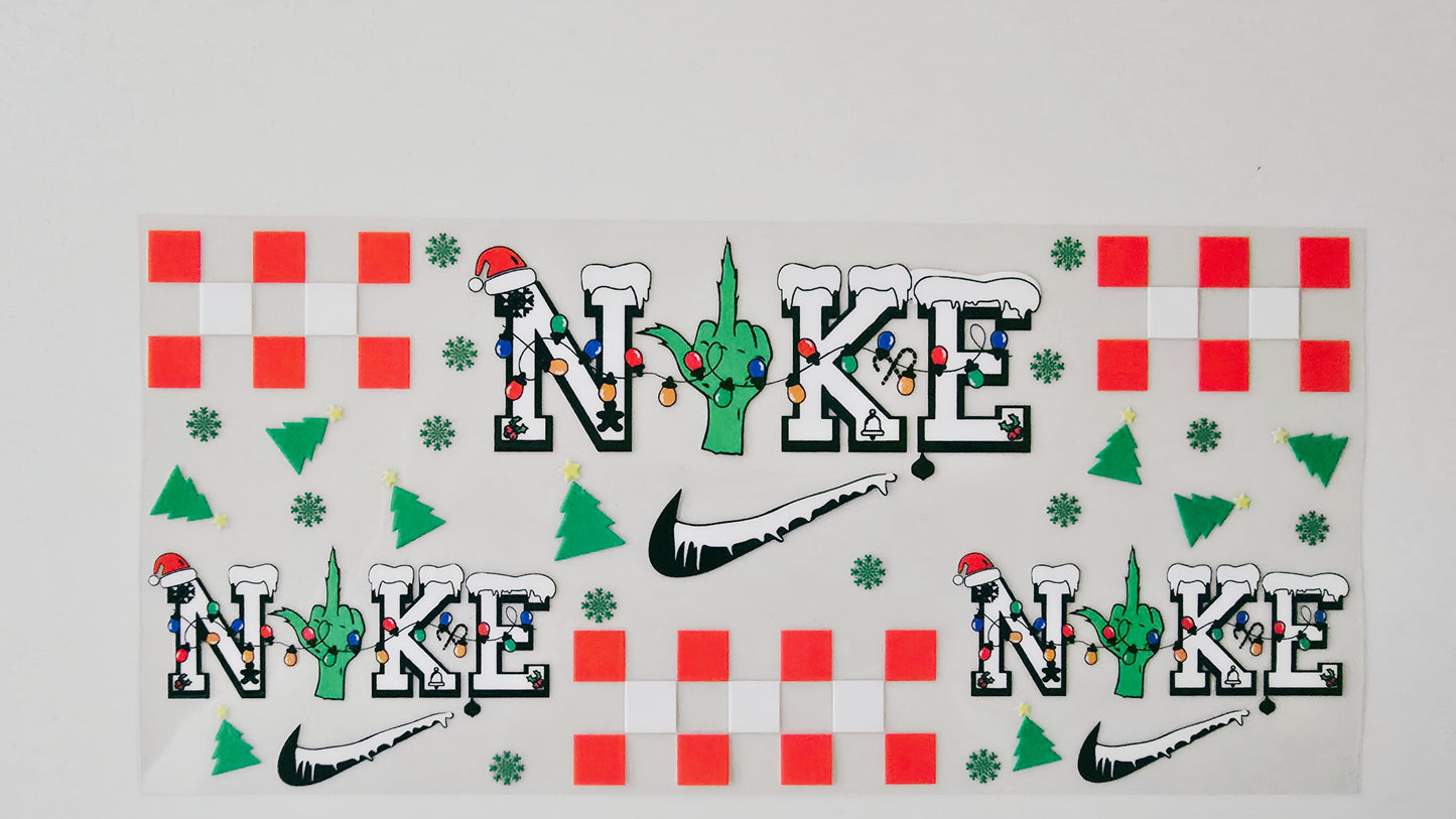 Grinch Middle Finger Nike
