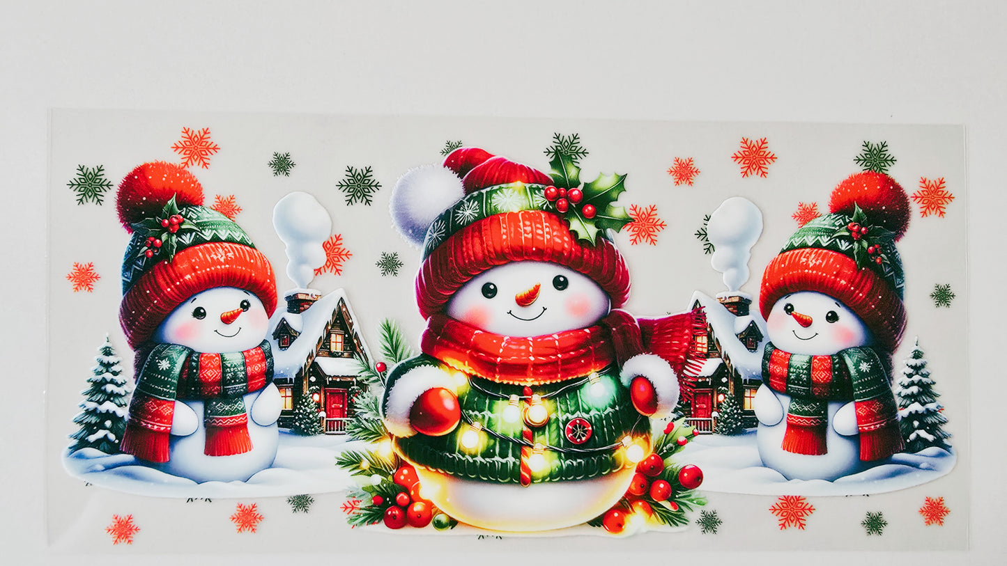 Snowman with Lights