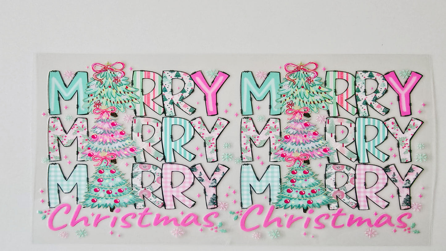 Pink Merry Christmas