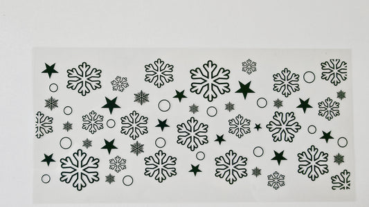 Black Snowflakes