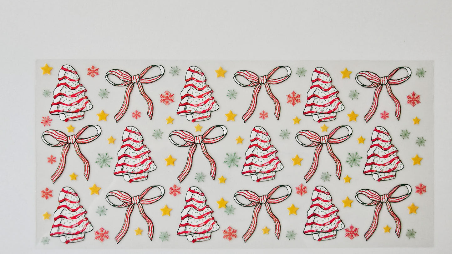 Christmas Tree Cakes & Bows