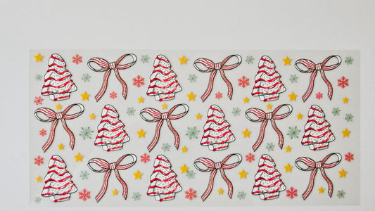 Christmas Tree Cakes & Bows