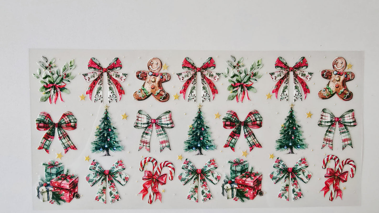 Christmas Trees Bows, etc.
