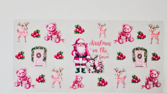 Pink Christmas on the Farm