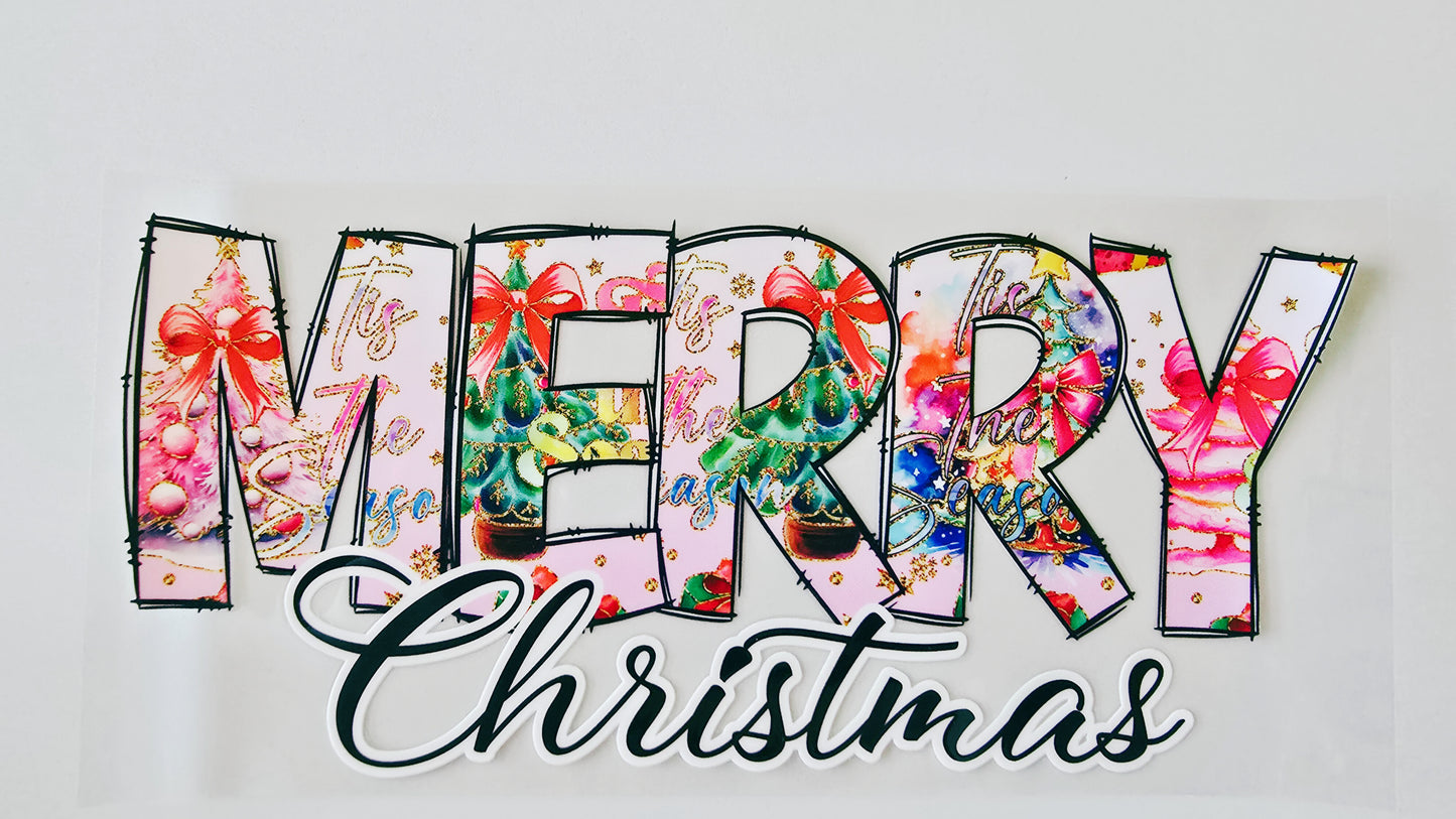 Pink Merry Christmas