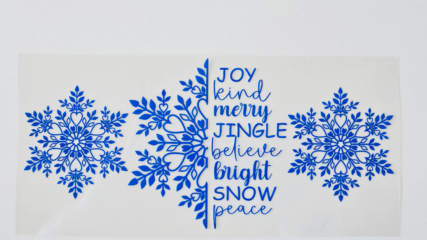 Blue Snowflakes