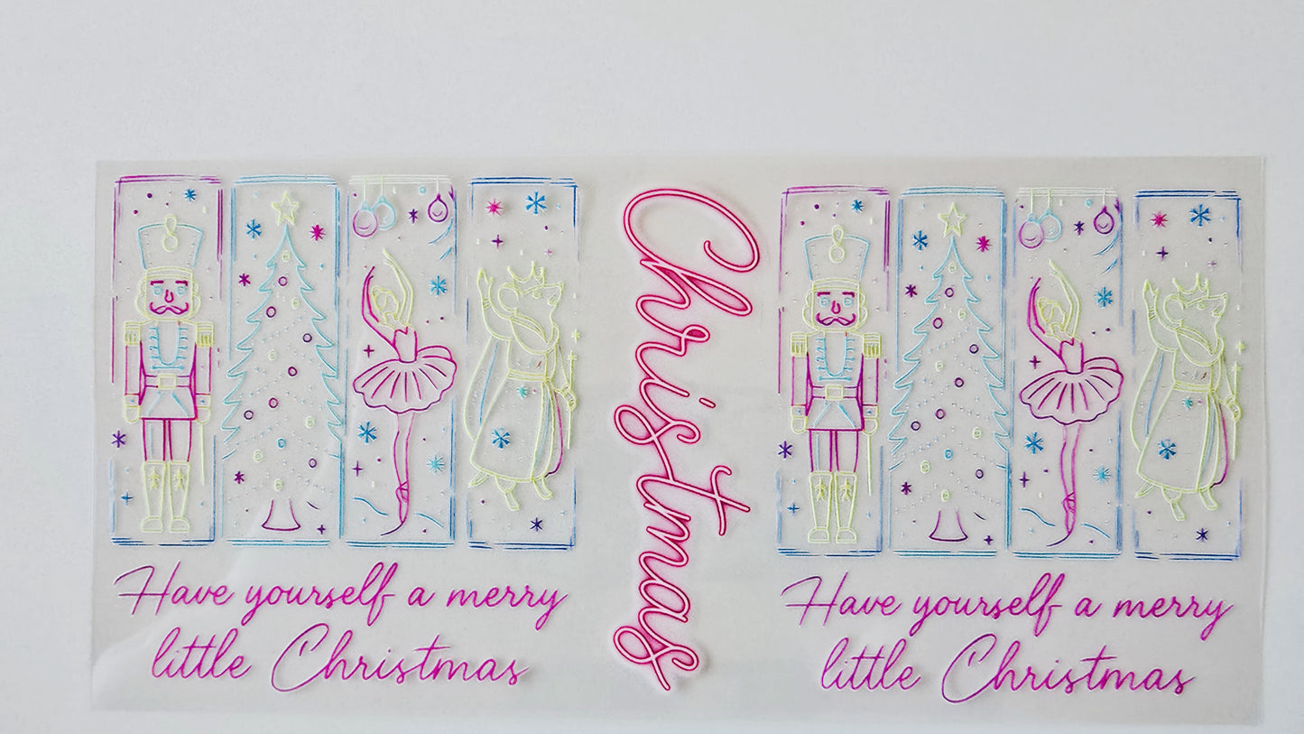 Neon Colored Nutcracker Christmas