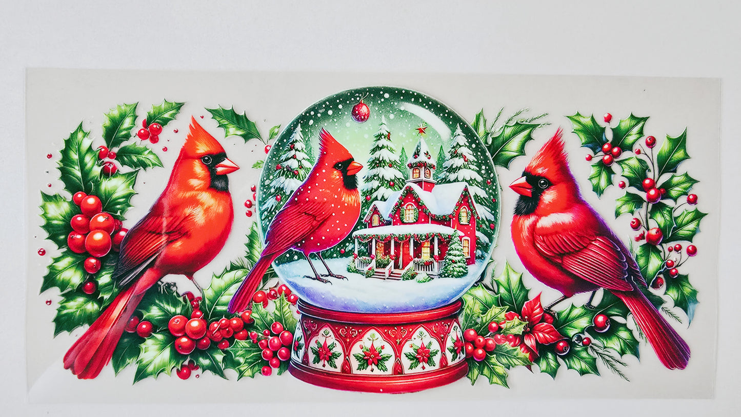 Red Cardinal  Snowglobe