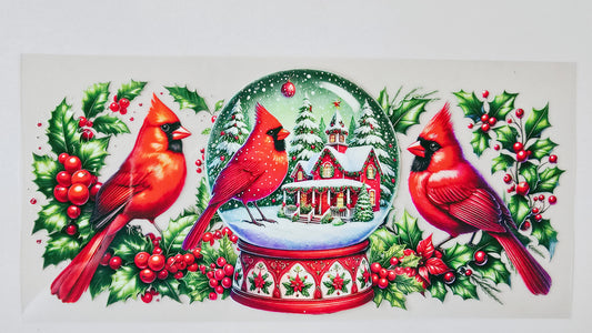 Red Cardinal  Snowglobe