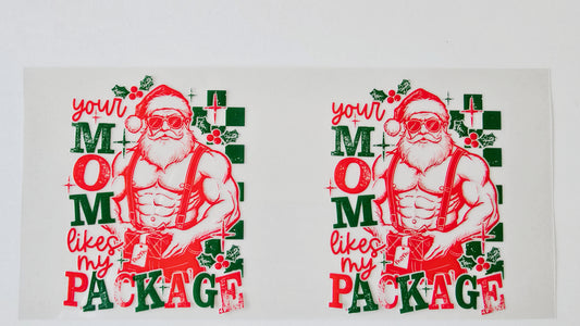 Your Mom Likes My Package Santa