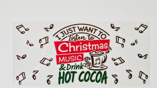 I Just Want Christmas Music & Hot Cocoa