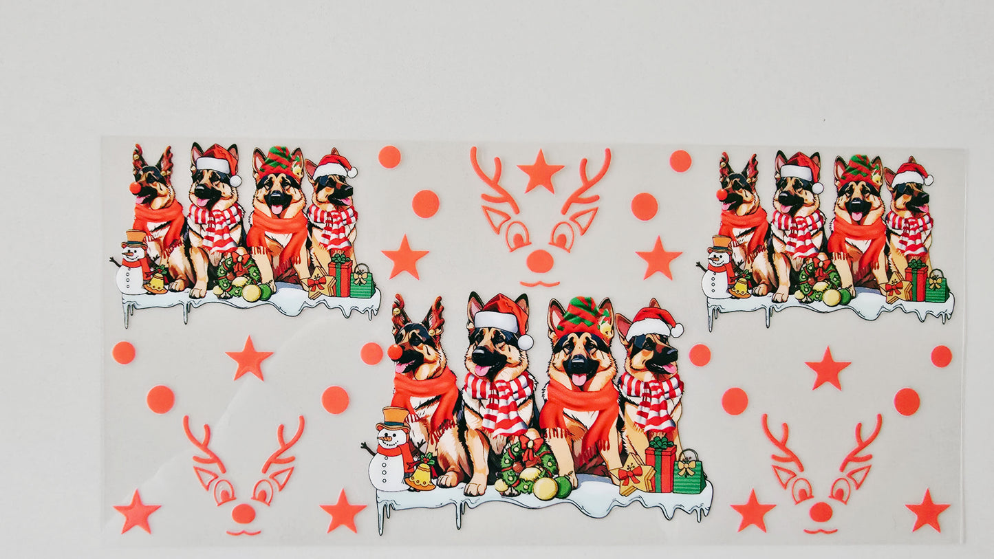 Christmas German Shepards