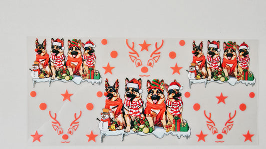 Christmas German Shepards