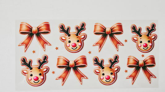 Gingerbread Reindeer & Bows