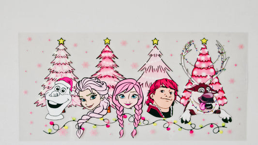 Pink Frozen Characters