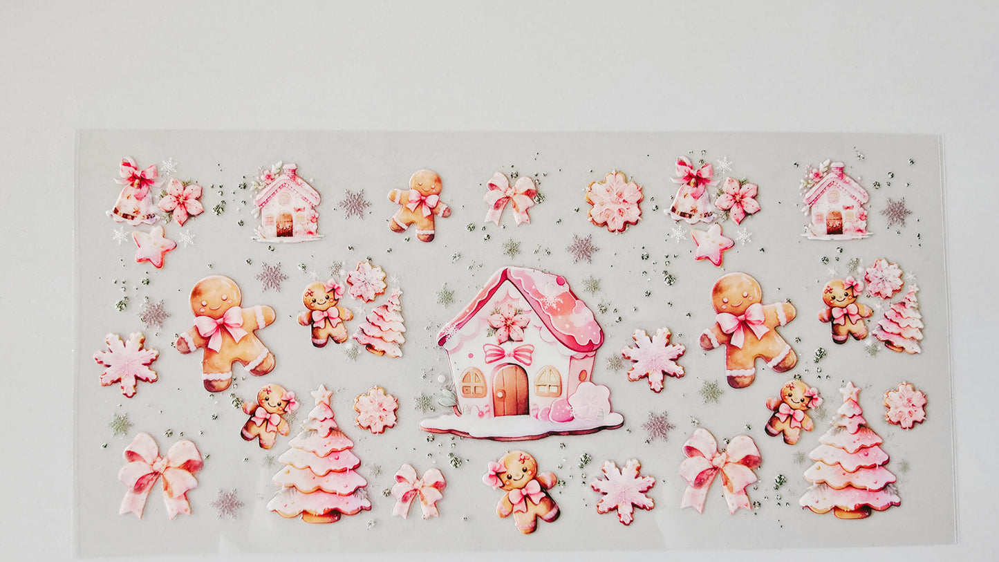 Pink Gingerbread House