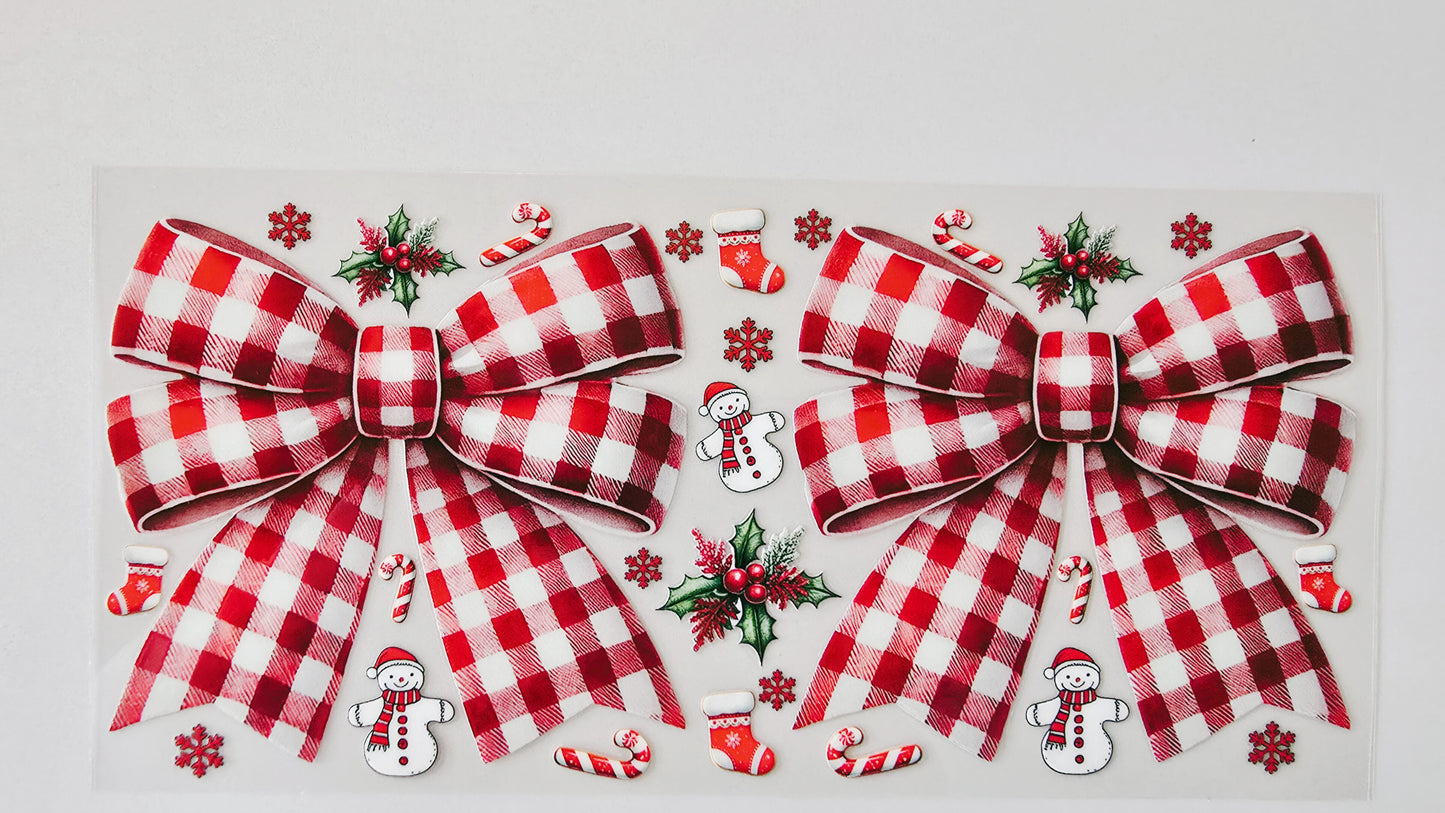 Red Plaid Bows