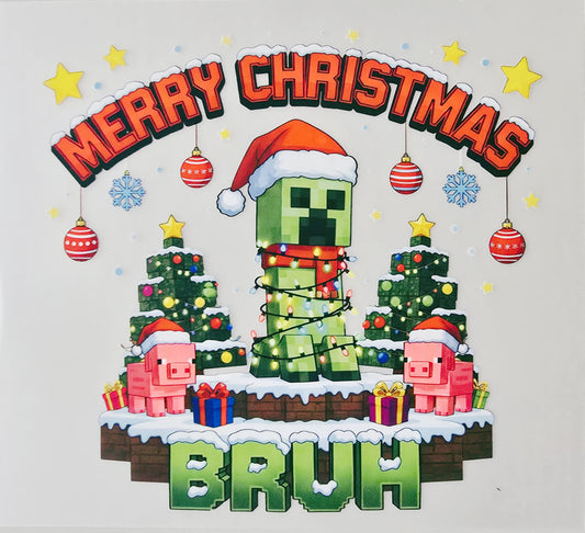 Merry Christmas Bruh Minecraft (Toddler)