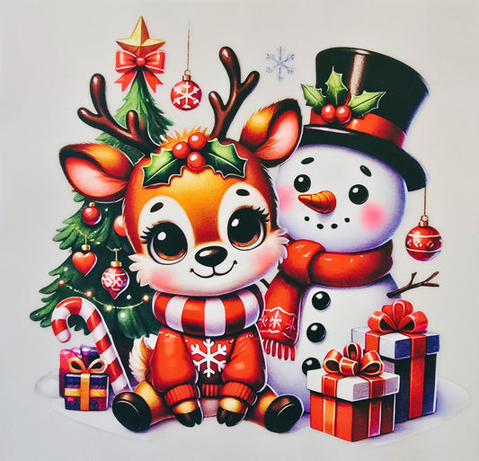 Christmas Snowman & Reindeer (Kids)
