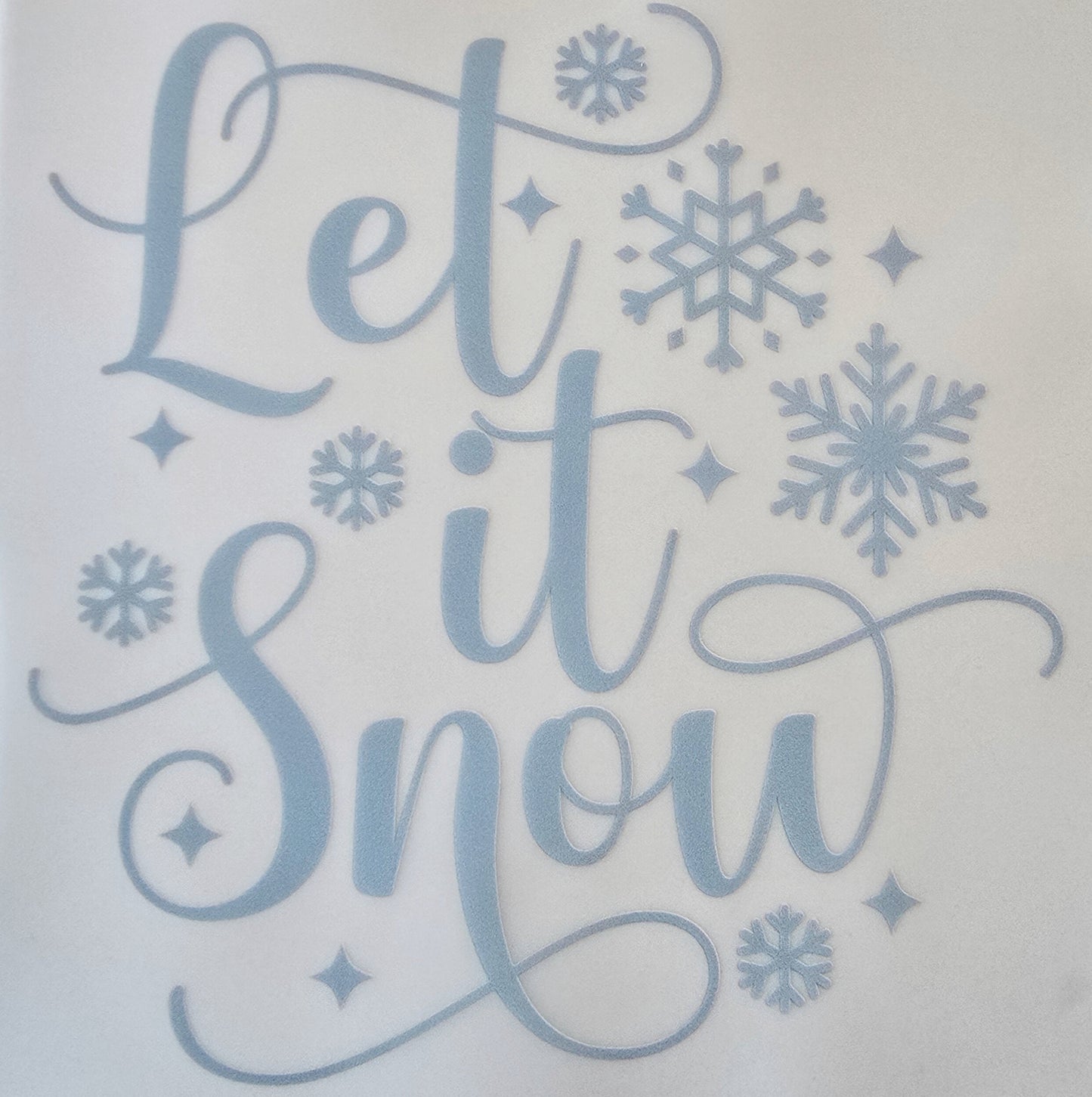 Light Blue Let It Snow (Kids)