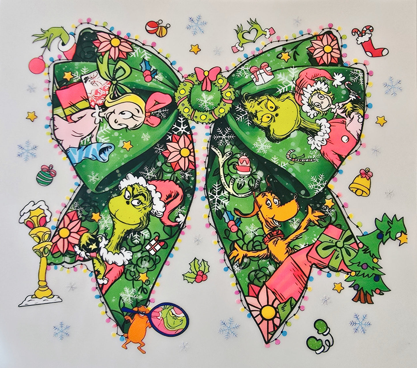 The Grinch Bow (Kids)