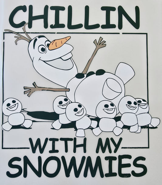 Olaf Chillin with My Snowmies