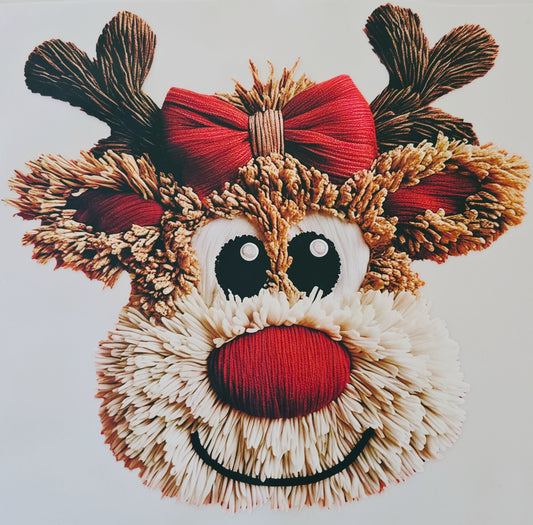 Red Bow Reindeer