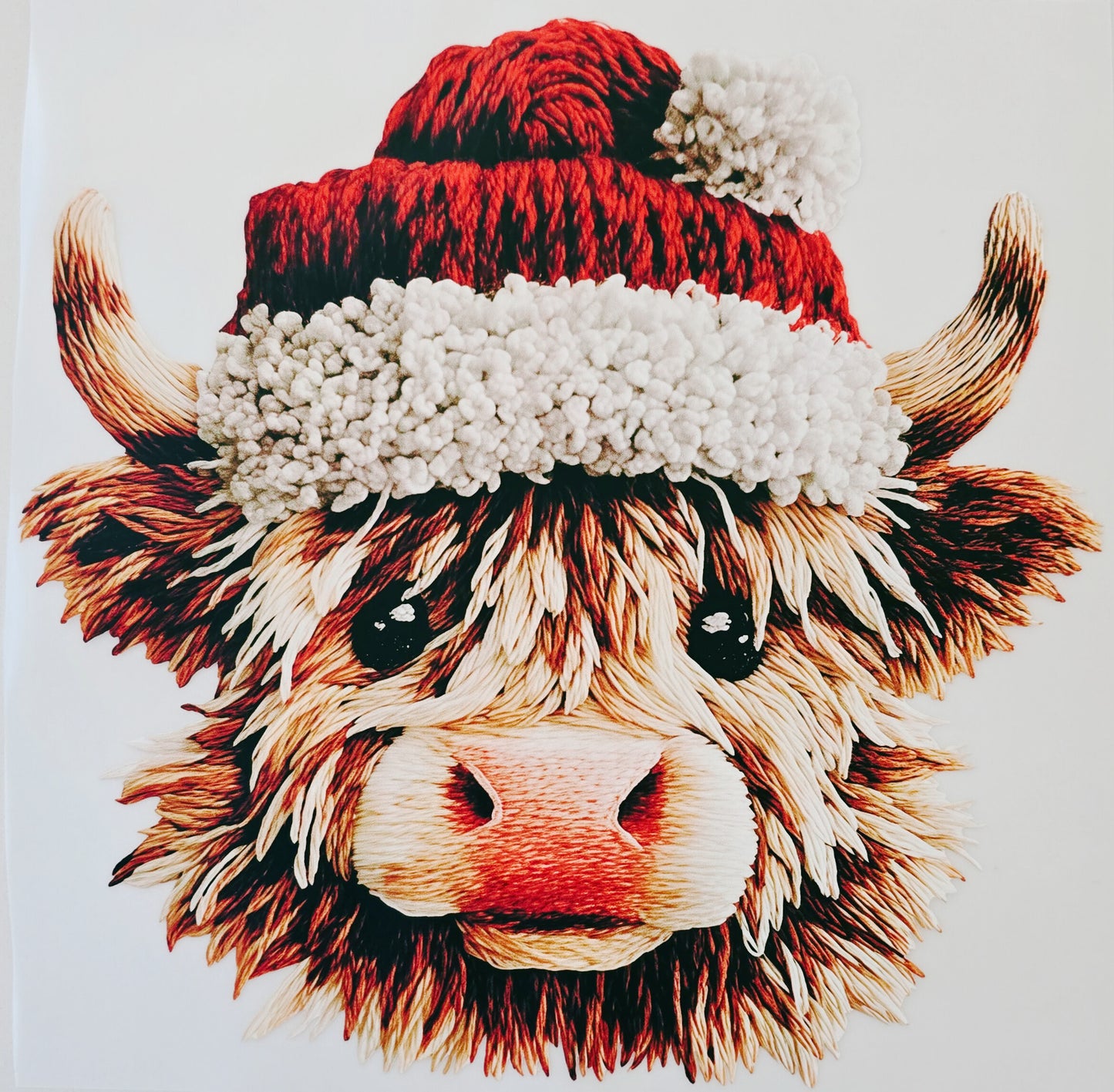 Santa Hat Cow
