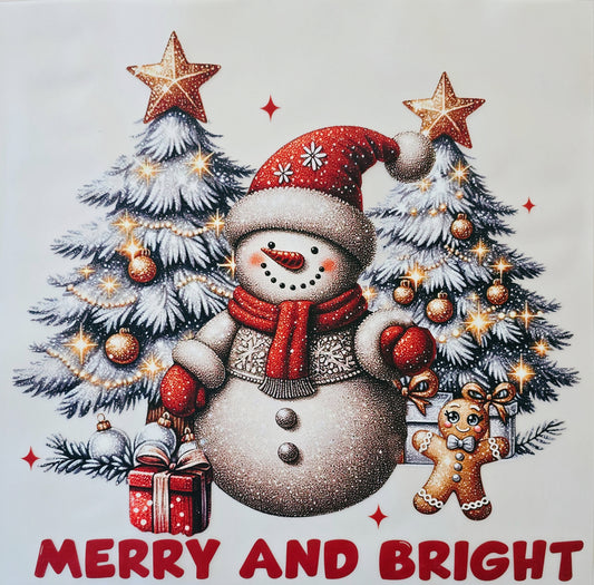 Snowman Merry & Bright