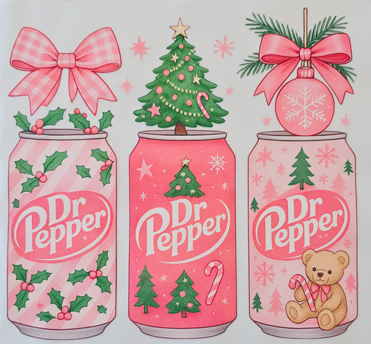 Pink Christmas Dr Pepper