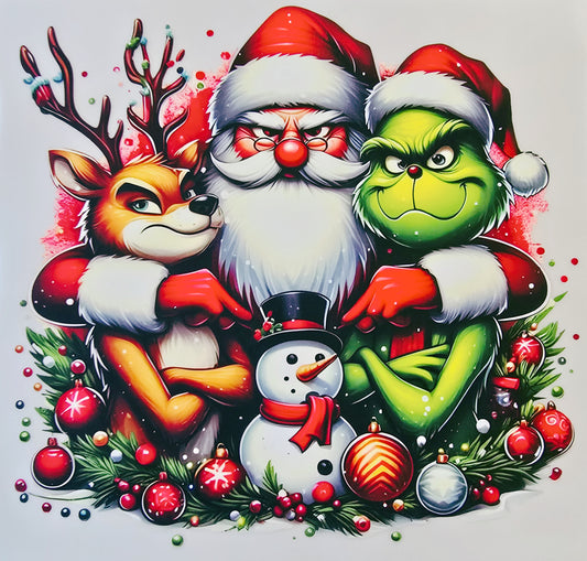 Mad Grinch, Santa & Reindeer