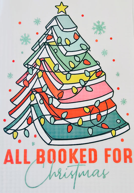 All Booked for Christmas Book Tree