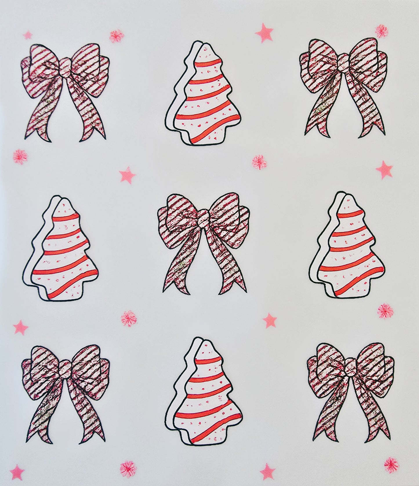 Christmas Tree Cakes& Bows