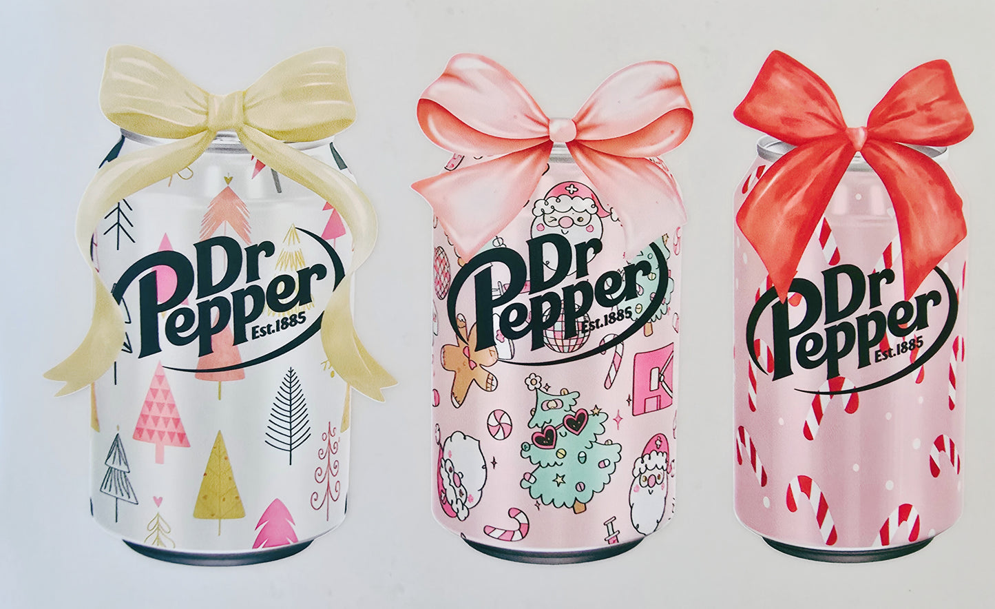 Pink Christmas Dr Pepper