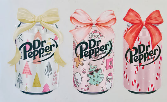 Pink Christmas Dr Pepper