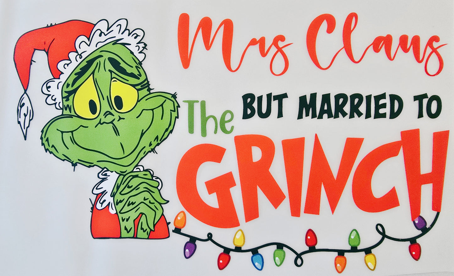 Mrs. Claus But Married to The Grinch