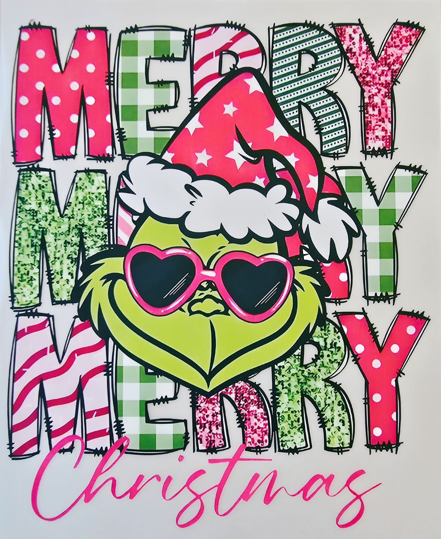 Pink Merry Christmas- The Grinch