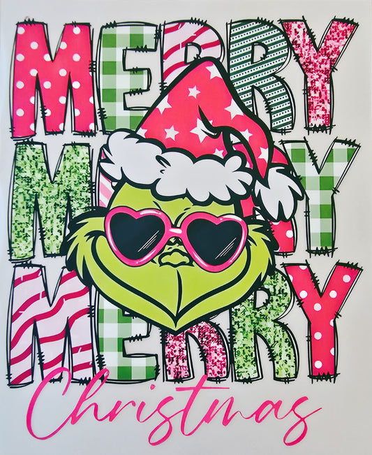 Pink Merry Christmas- The Grinch