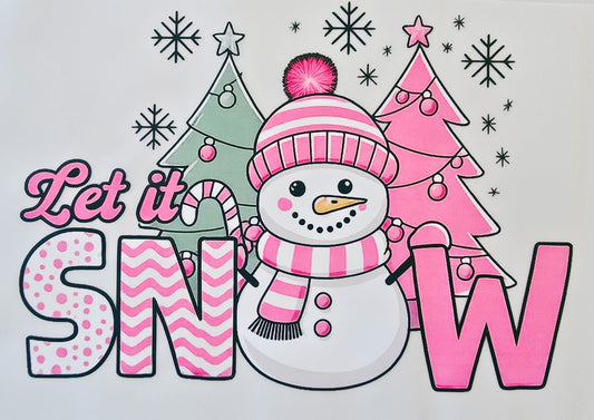 Pink Let It Snow