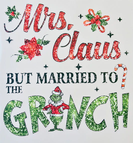 Mrs. Claus but Married to The Grinch