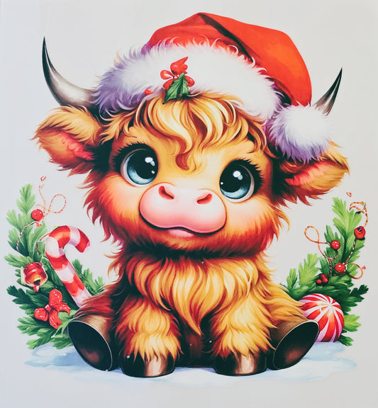 Christmas Baby Cow