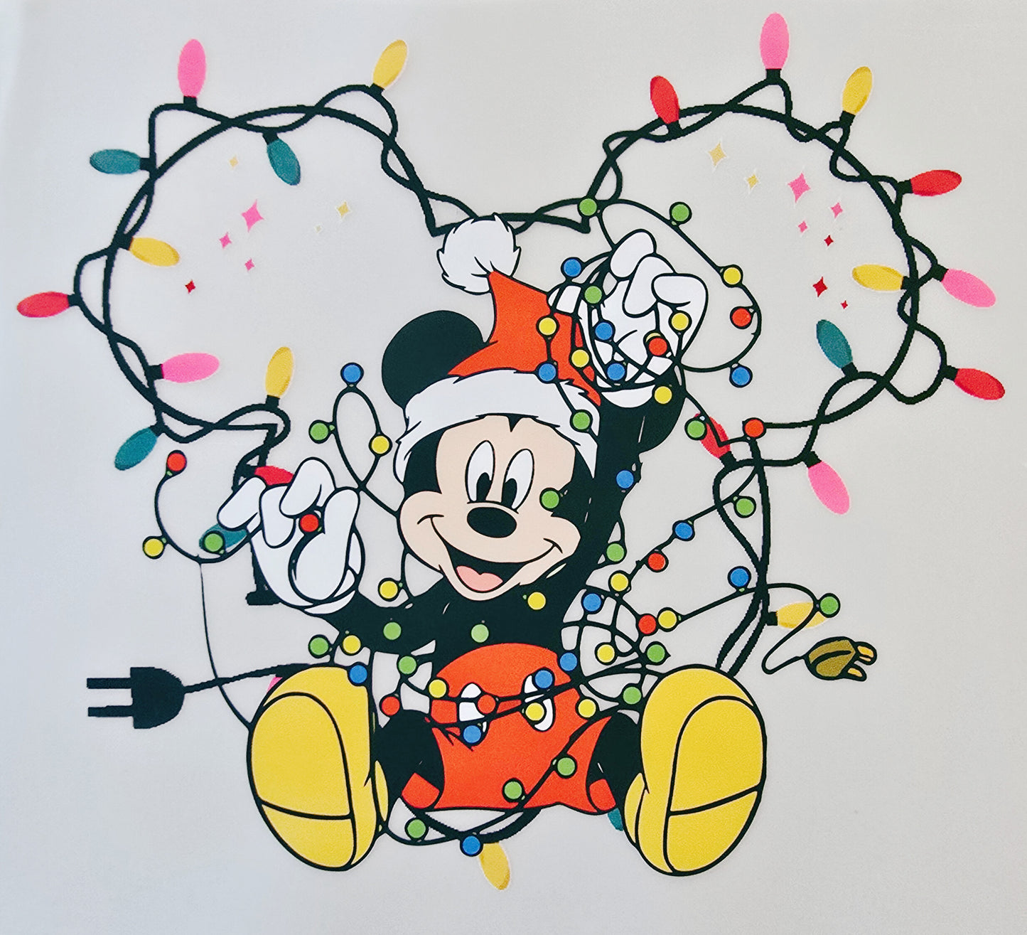 Christmas Lights Mickey Mouse