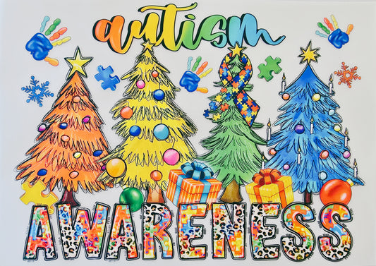 Christmas Trees Autism Awareness